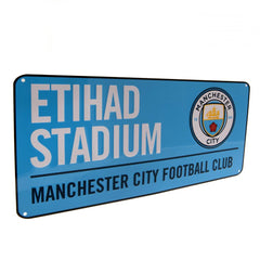 Manchester City Colour Street Sign
