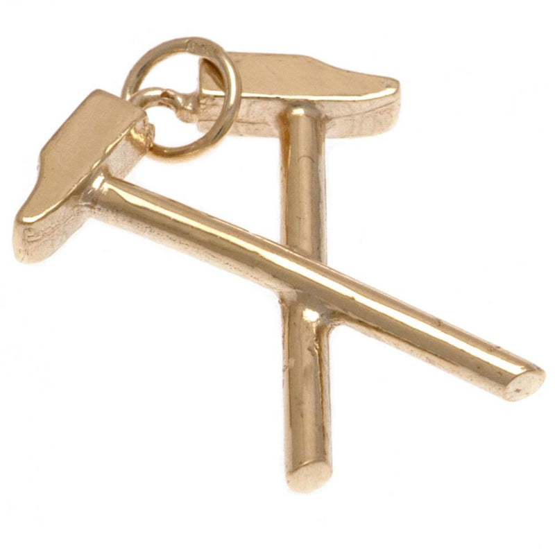 West Ham United 9ct Gold Pendant Hammers