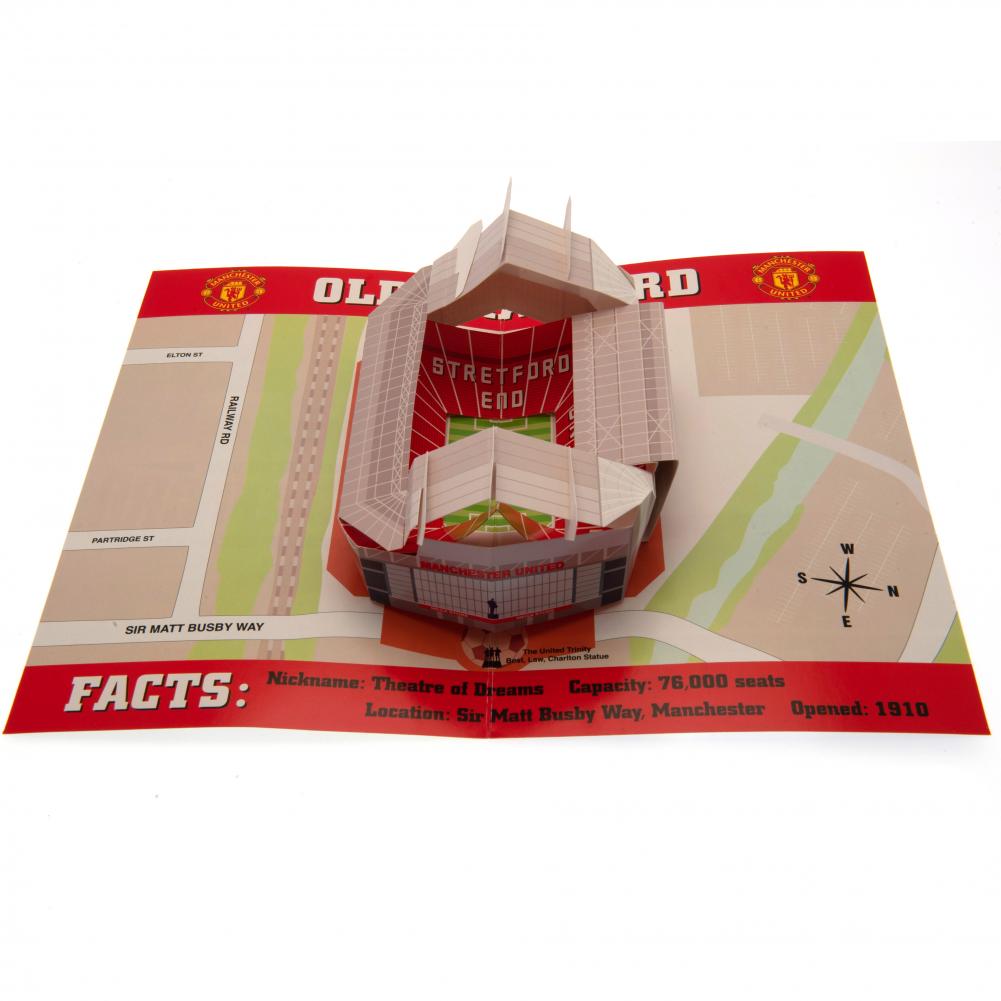 Manchester United Pop-Up Birthday Card
