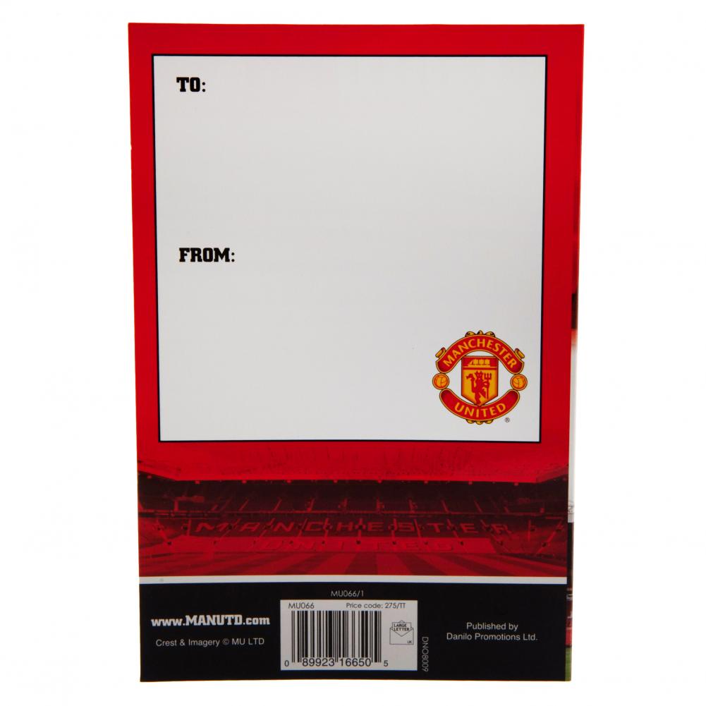 Manchester United Pop-Up Birthday Card