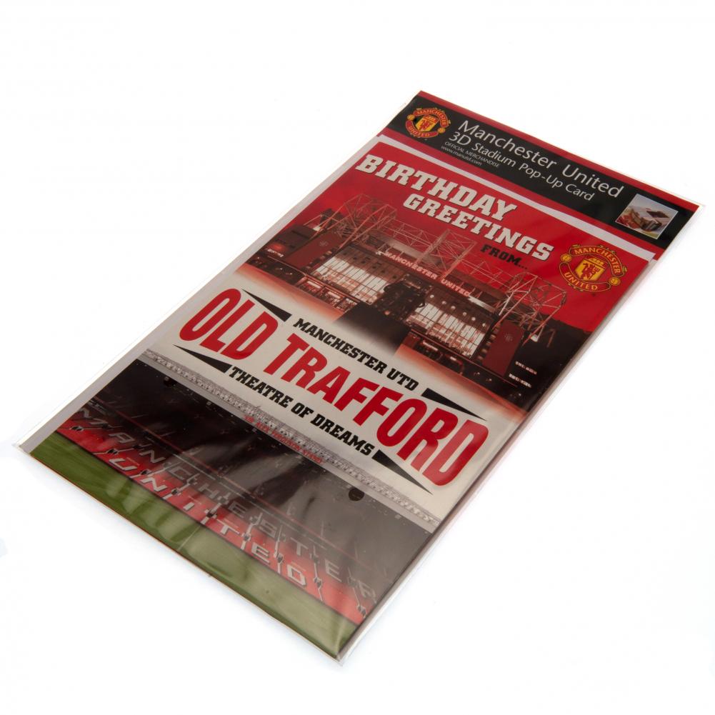 Manchester United Pop-Up Birthday Card