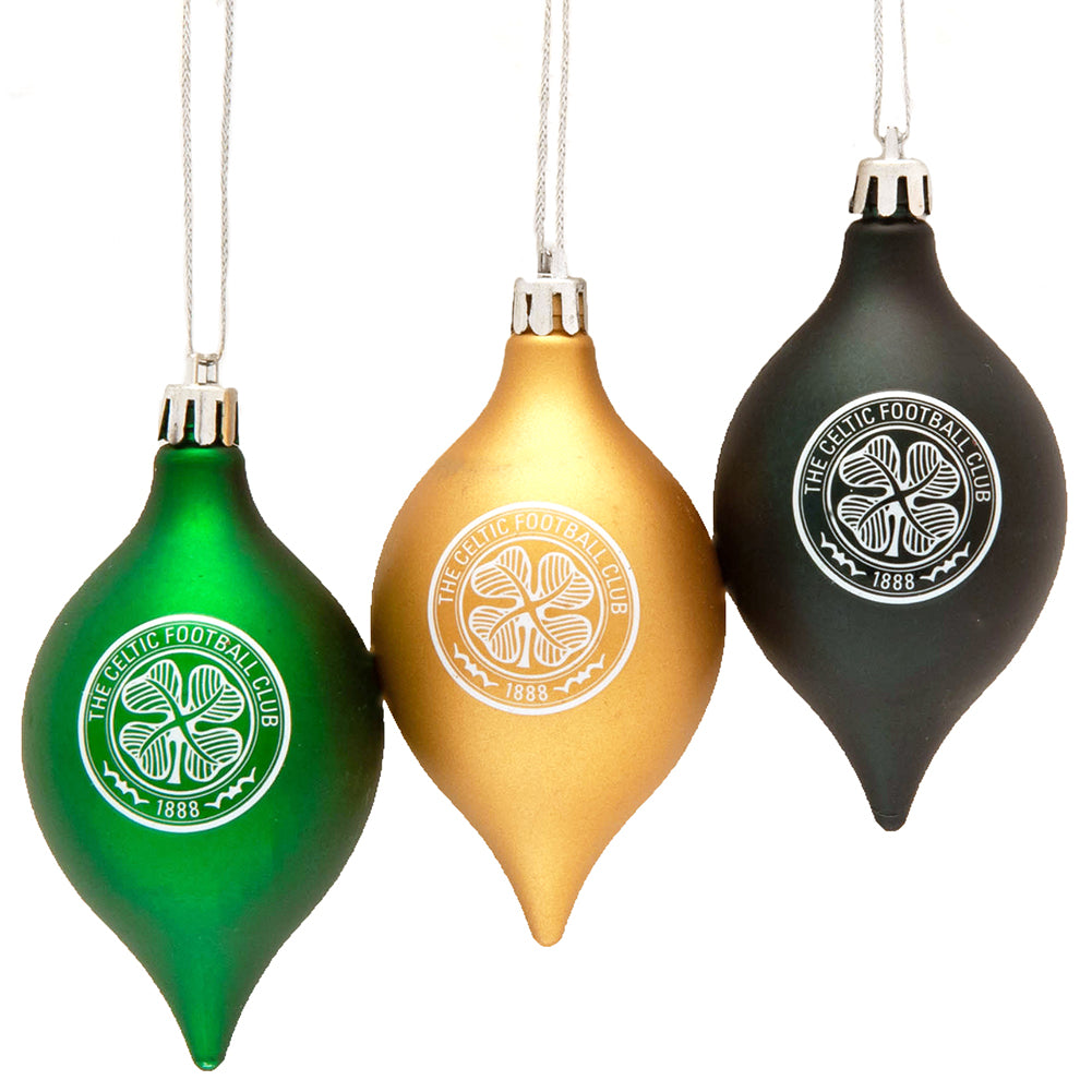 Celtic Vintage Baubles Set (Pack of 3)