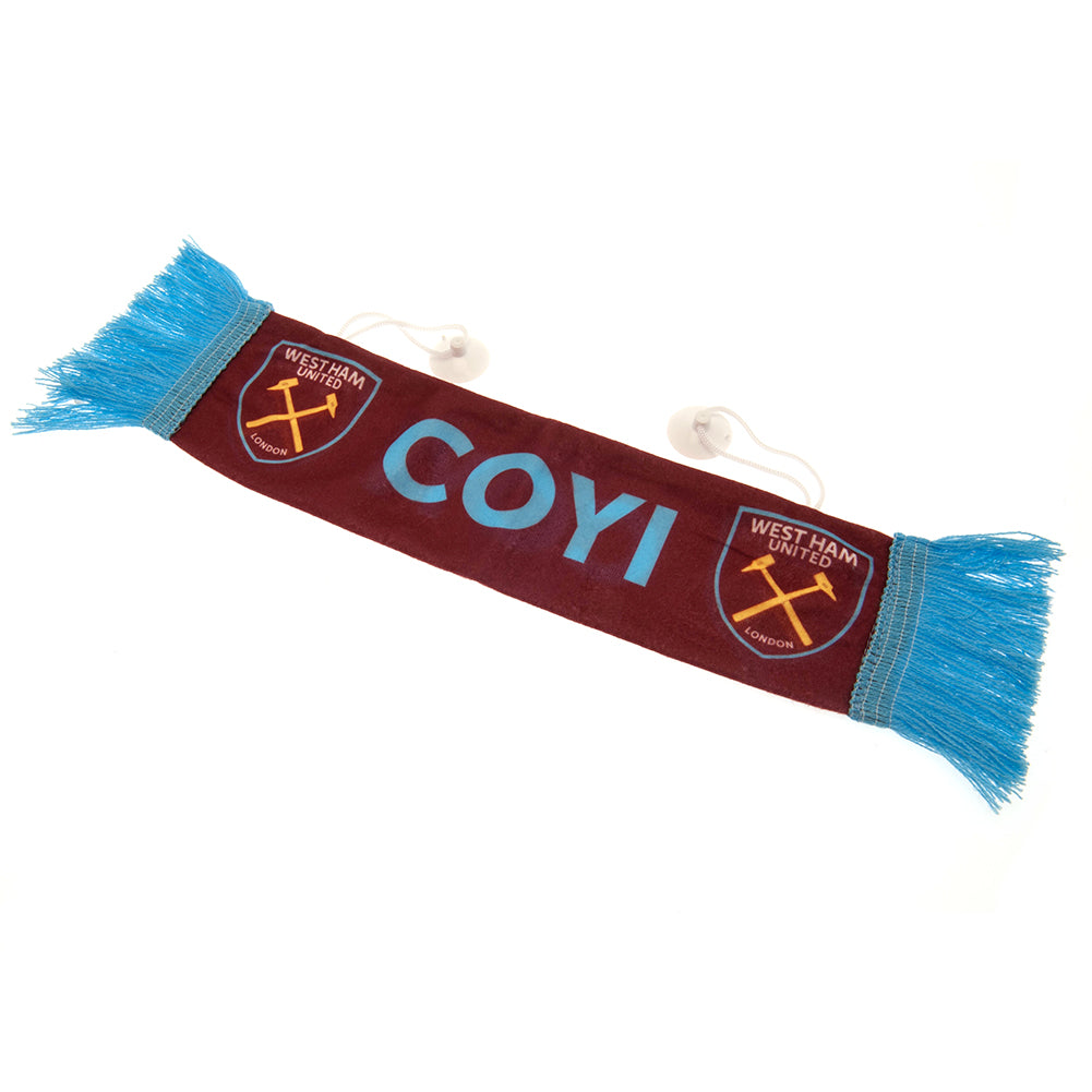 West Ham United Mini Car Scarf