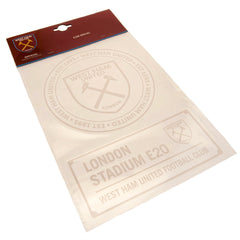 West Ham United Car Decals (Pack of 2)