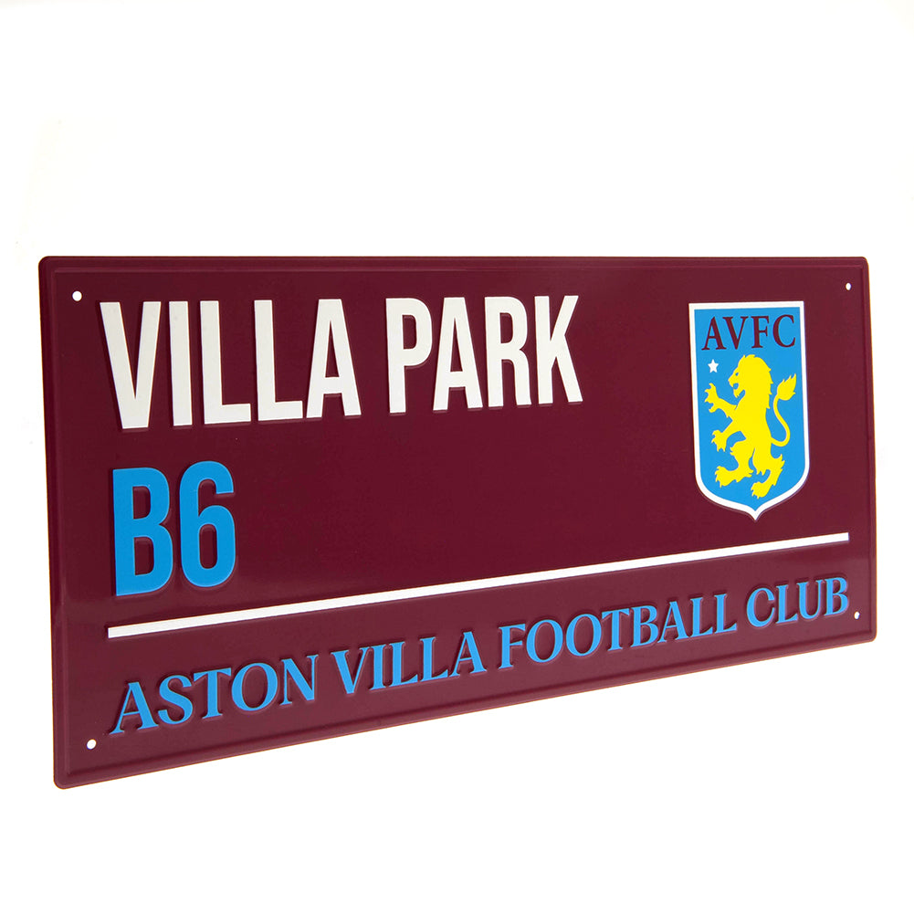 Aston Villa Colour Street Sign
