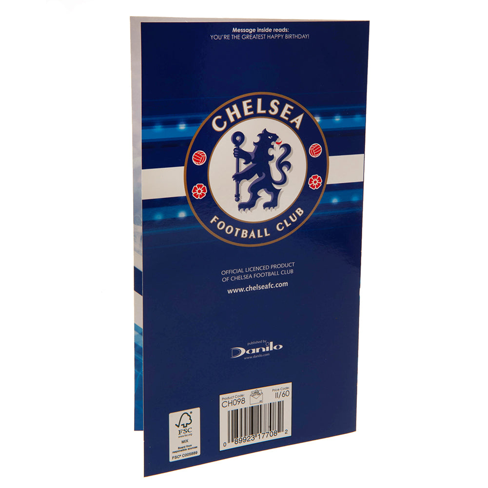 Chelsea FC Bithday Card - No. 1 Dad