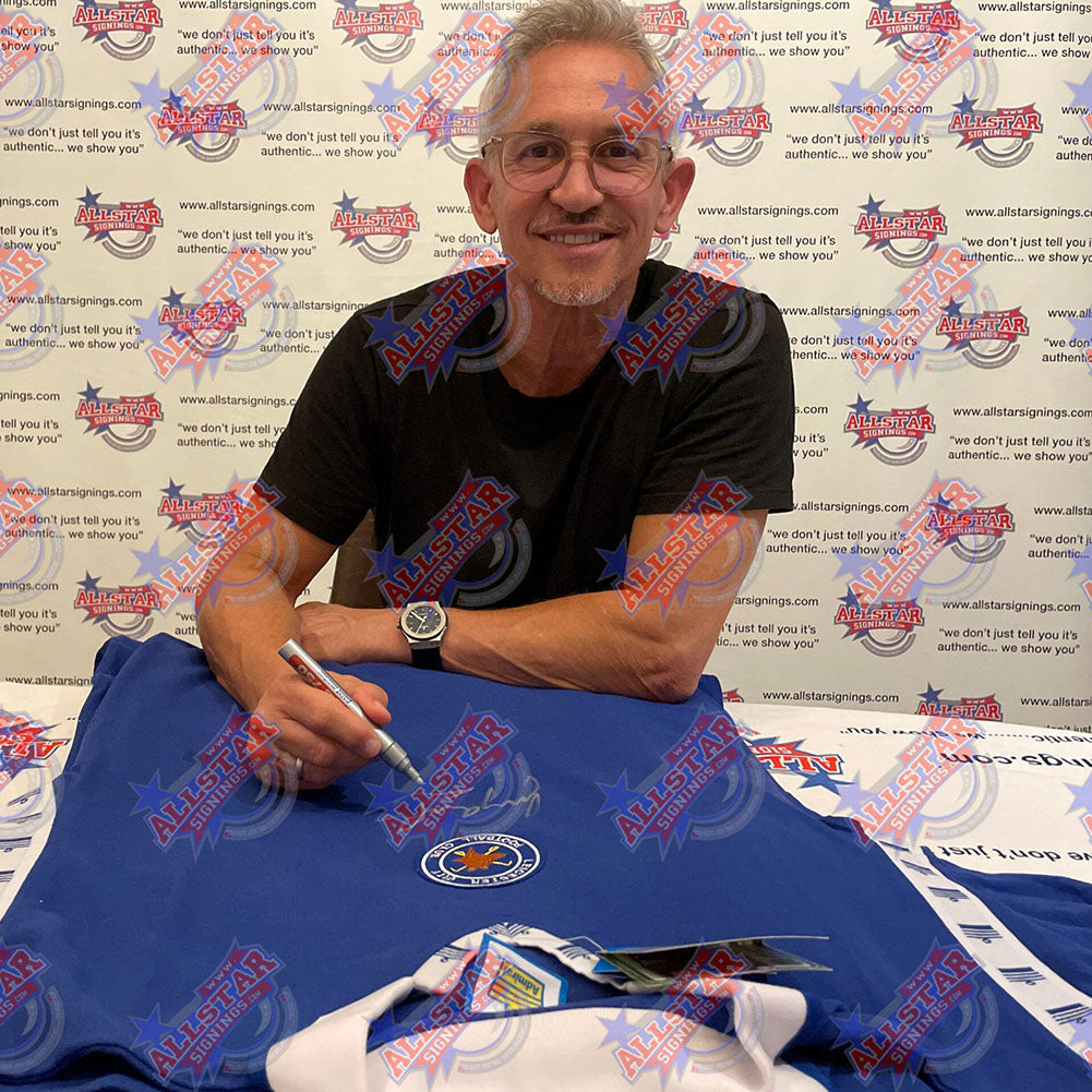 Lineker Signed Leicester Shirt