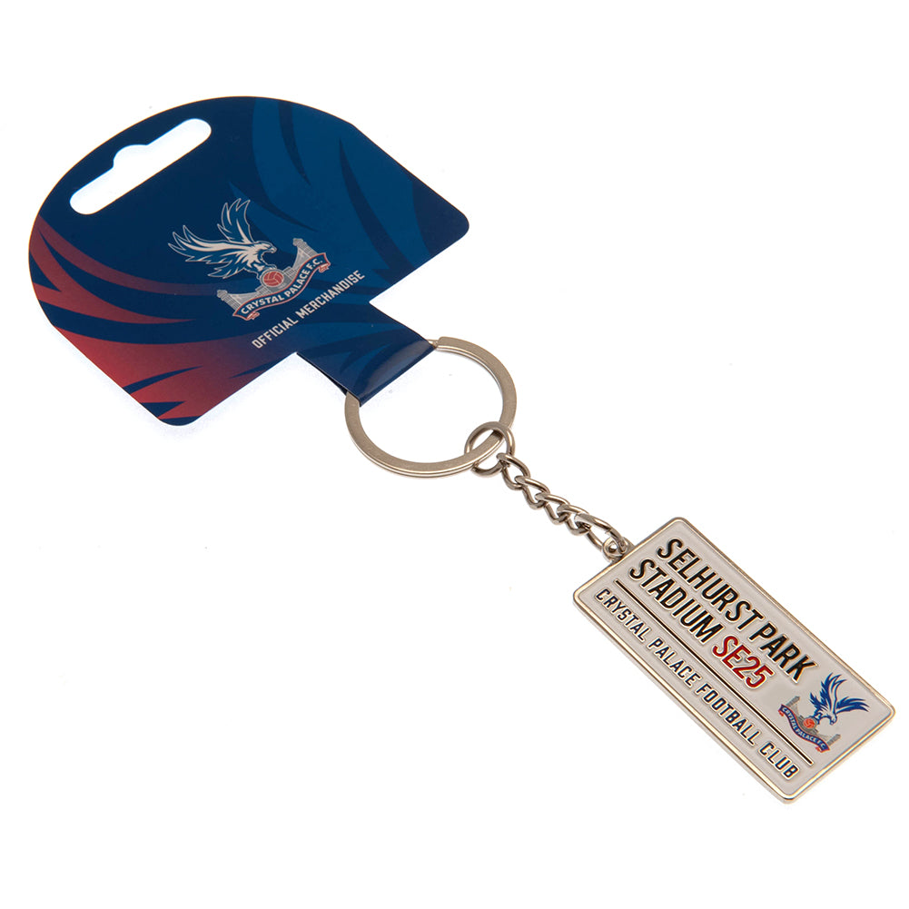 Crystal Palace FC Street Sign Keyring