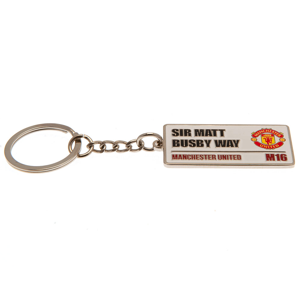 Manchester United Street Sign Keyring
