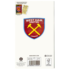 West Ham United Personalised Birthday Card