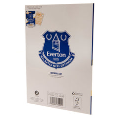 Everton Birthday Card With Stickers