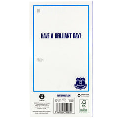 Everton Birthday Card
