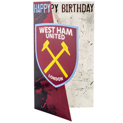 West Ham United Birthday Card