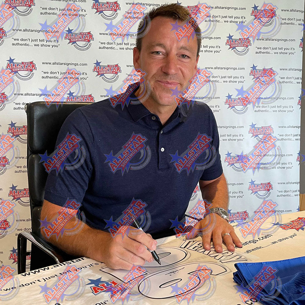 Lampard & Terry Signed Chelse Shirts (Dual Framed)