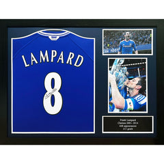Lampard Signed Chelse Shirt (Framed)