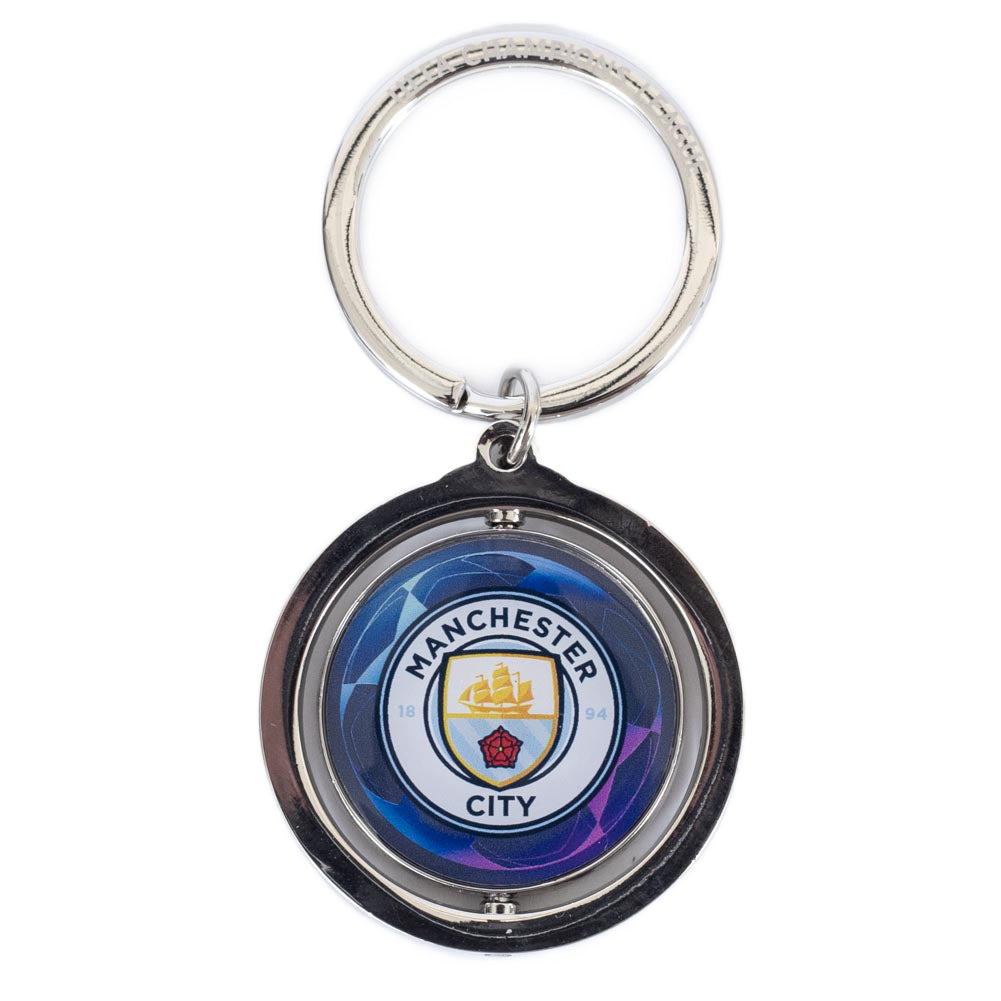 Manchester City Champion's League Spinner Keyring
