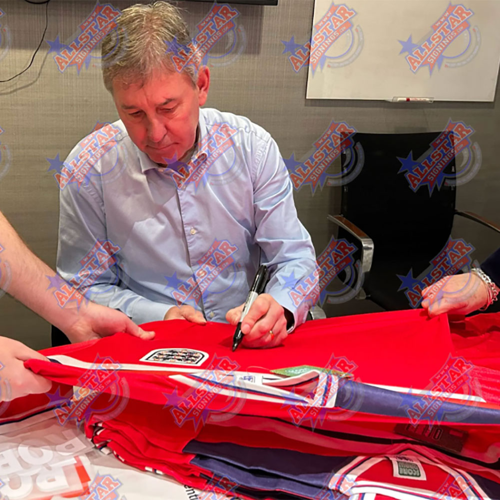 Robson Signed England Shirt (Framed)