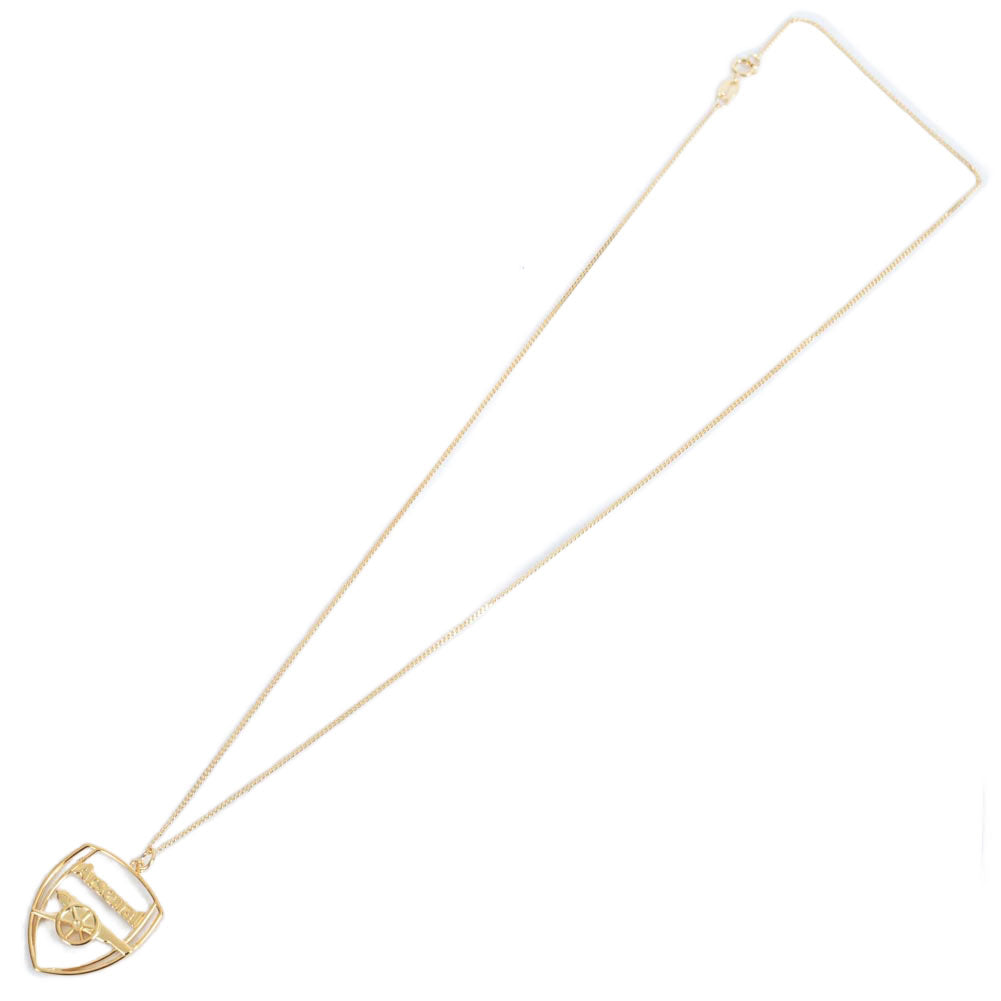 Arsenal 18ct Gold Plated Pendant & Chain