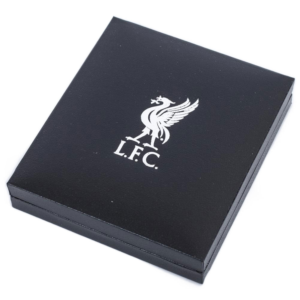 Liverpool FC 18ct Gold Plated Crest Pendant & Chain