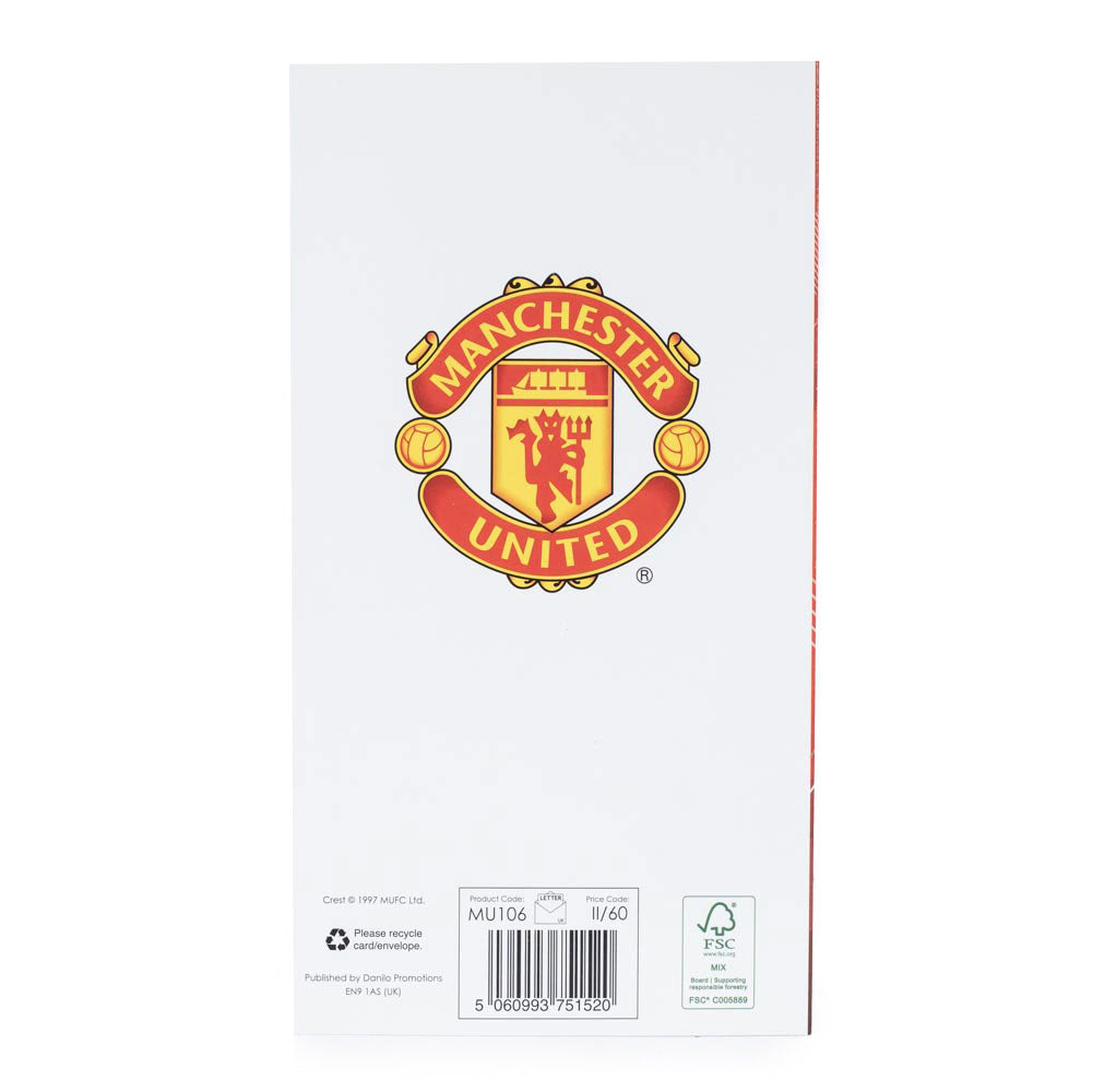 Manchester United Birthday Card for Son