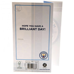 Manchester City FC Birthday Card