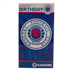 Rangers FC Birthday Card & Badge