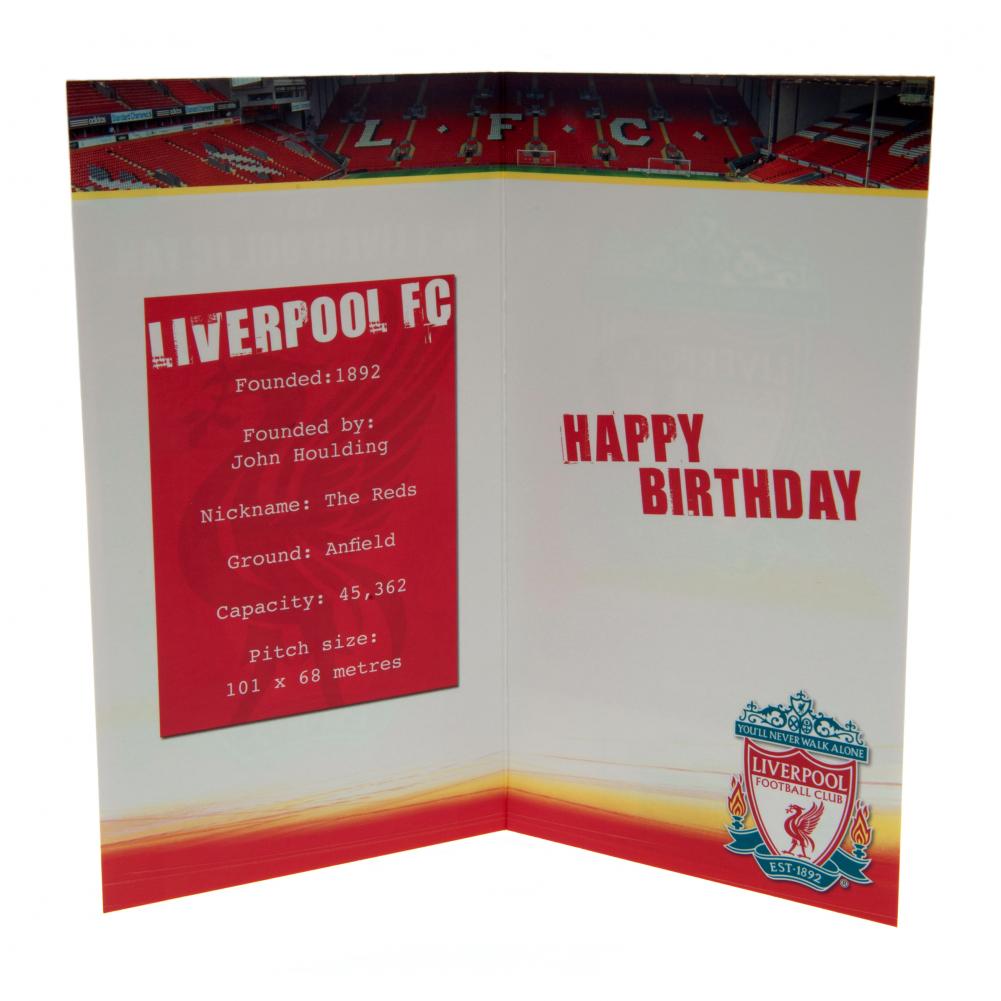 Liverpool FC Birthday Card No 1 Fan