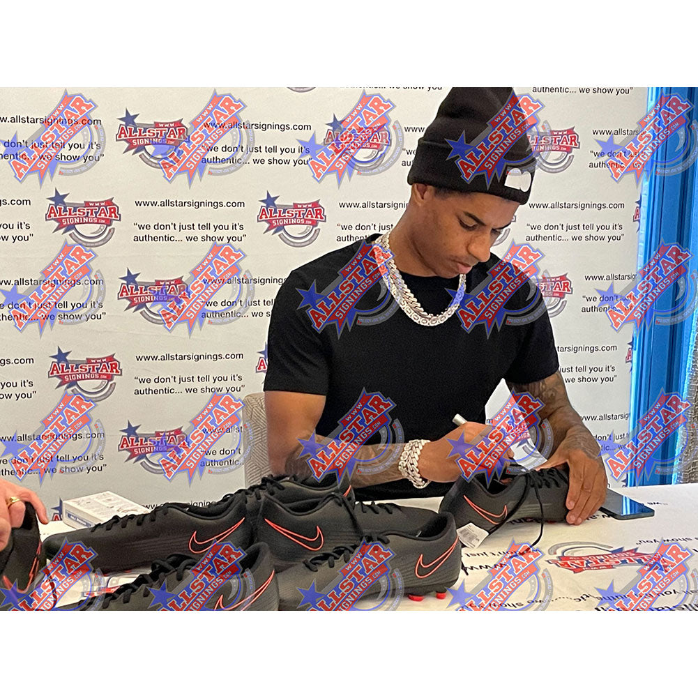 Manchester United FC Rashford Signed Boot (Framed)