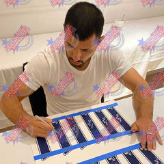 Manchester City FC Aguero Signed Shirt (Framed)