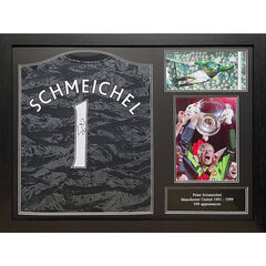 Manchester United FC Schmeichel Signed Shirt (Framed)