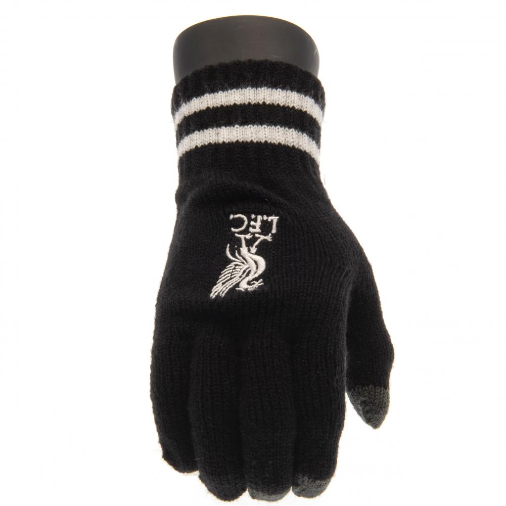 Liverpool FC Touchscreen Knitted Gloves Youths BK
