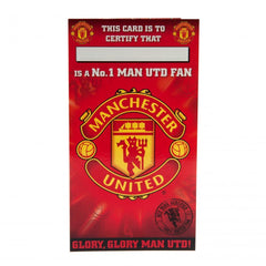 Manchester United FC Birthday Card No 1 Fan