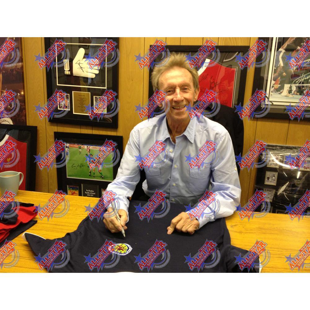 Scotland FA Denis Law Signed Shirt (Framed)