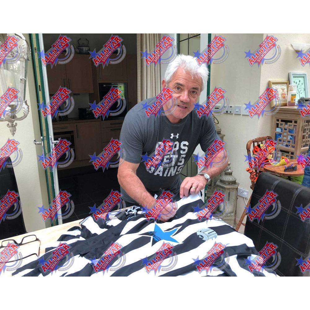 Newcastle United FC Keegan Signed Shirt Silhouette