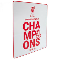 Liverpool FC Premier League Champions Sign WT