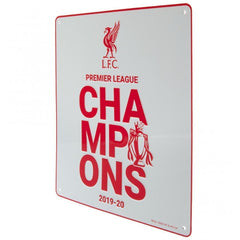 Liverpool FC Premier League Champions Sign WT