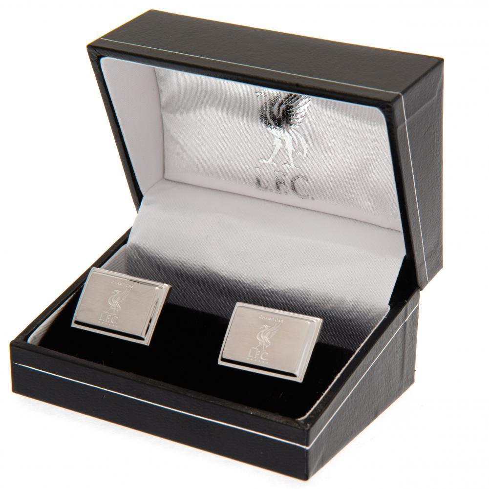 Liverpool FC Champions Of Europe Stainless Steel Cufflinks