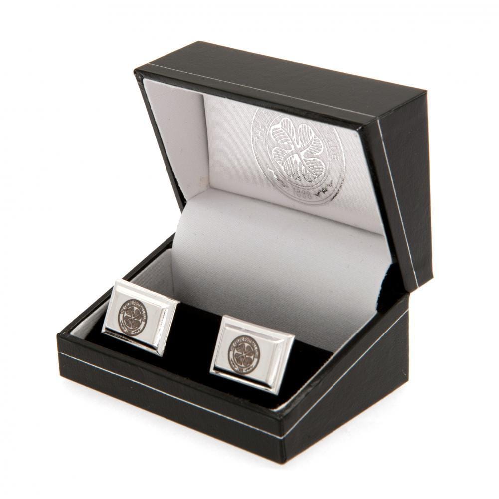 Celtic FC Silver Plated Cufflinks