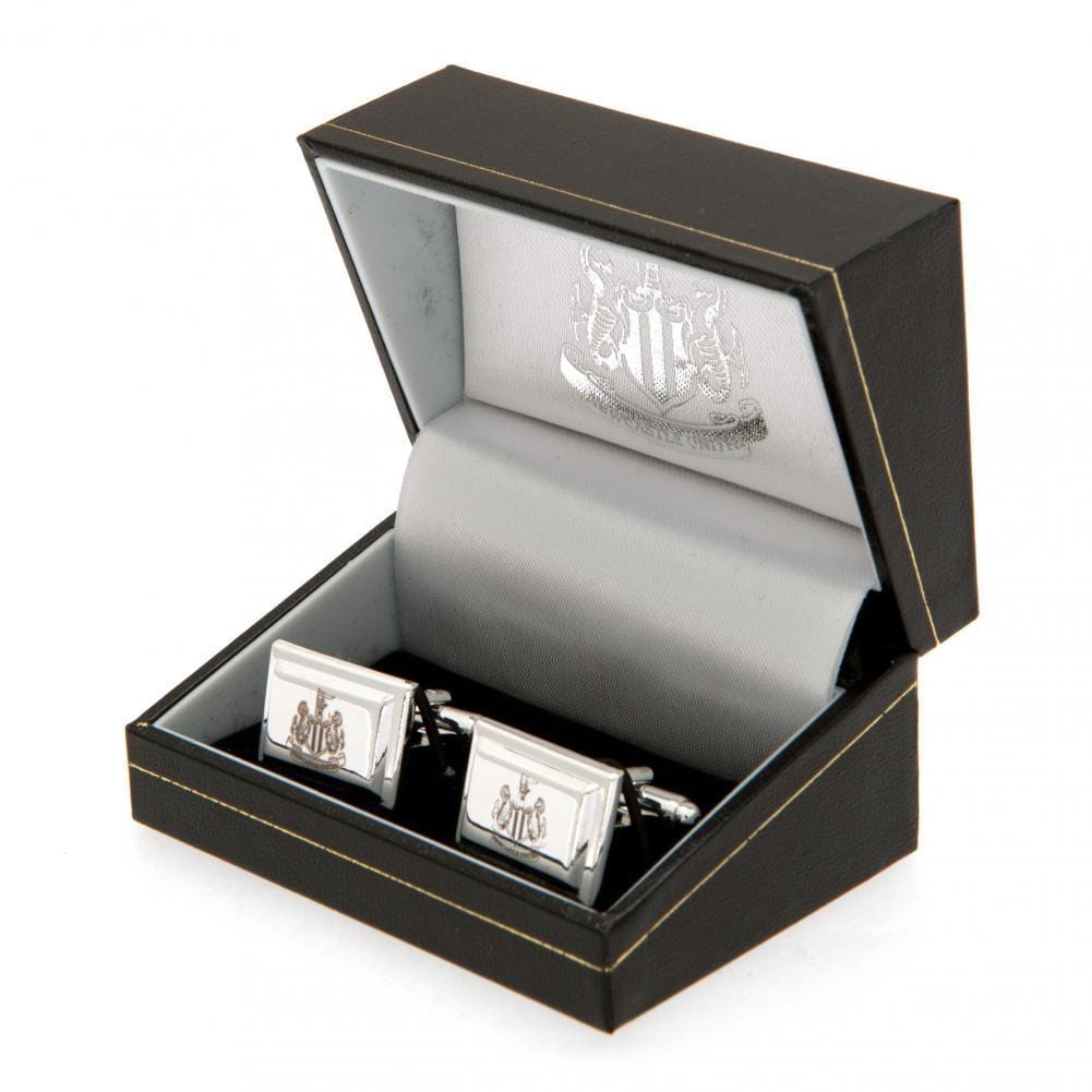Newcastle United FC Silver Plated Cufflinks