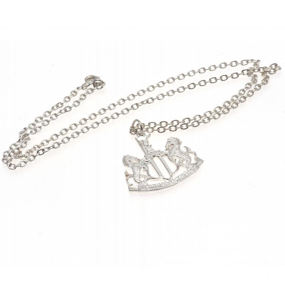 Newcastle United FC Silver Plated Pendant & Chain