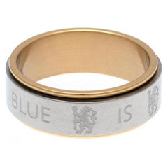 Chelsea FC Bi Colour Spinner Ring
