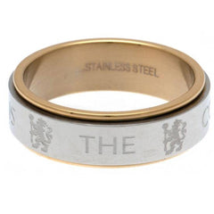Chelsea FC Bi Colour Spinner Ring