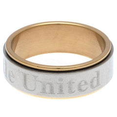 Newcastle United FC Bi Colour Spinner Ring