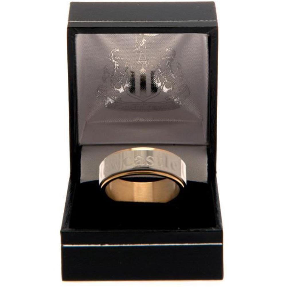 Newcastle United FC Bi Colour Spinner Ring