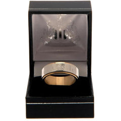 Newcastle United FC Bi Colour Spinner Ring