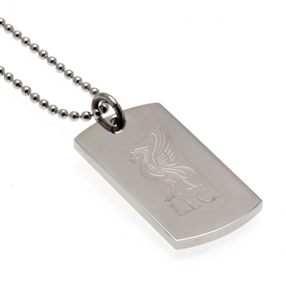 Liverpool FC Engraved Dog Tag & Chain LB
