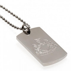Newcastle United FC Engraved Dog Tag & Chain