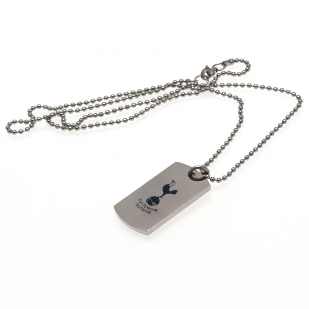 Tottenham Hotspur FC Colour Crest Dog Tag & Chain