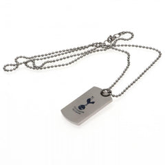 Tottenham Hotspur FC Colour Crest Dog Tag & Chain