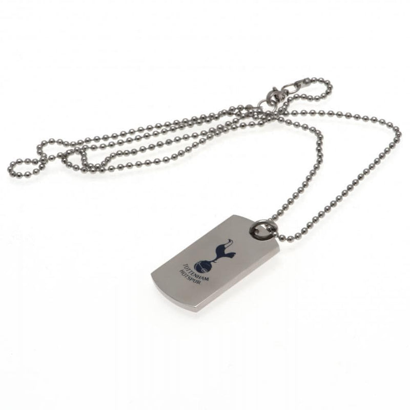 Tottenham Hotspur FC Colour Crest Dog Tag & Chain